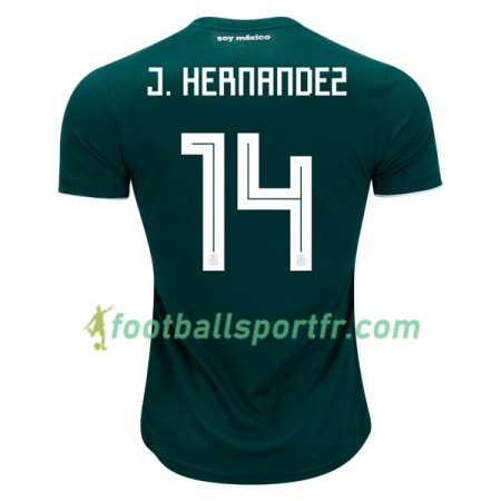 Tenue Mexique J.Hernandez 14 Domicile Coupe du monde 2018 Maillot de Foot